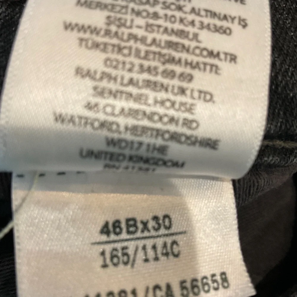 Polo by Ralph Lauren Distressed Patchwork Black Straight Jeans - Picture 5 of 6
